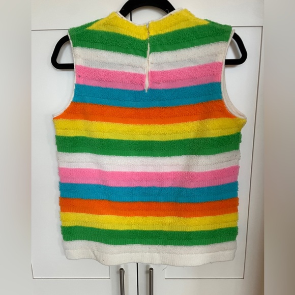 Colorful vintage knit top - Picture 4 of 4